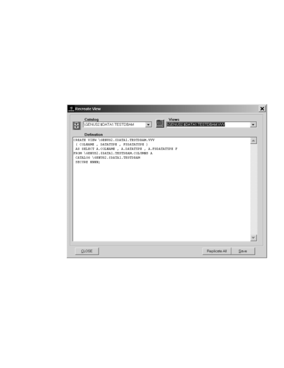 Recreate the view | HP NonStop G-Series User Manual | Page 178 / 262