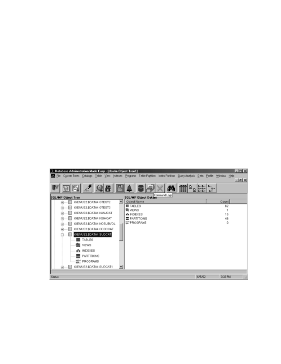 Chapter 3, Chapter 3. using the object tree | HP NonStop G-Series User Manual | Page 30 / 262