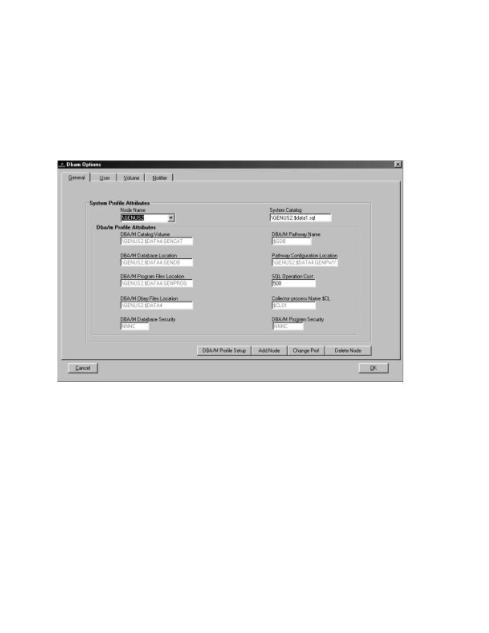 Managing the dba/m database manager profile | HP NonStop G-Series User Manual | Page 40 / 262