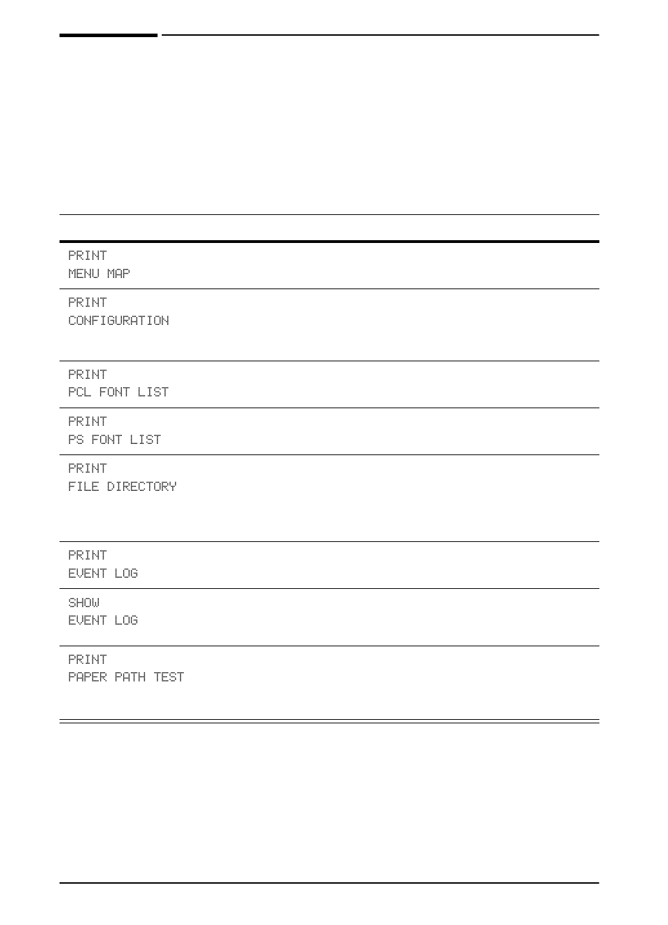 Information menu | HP LaserJet 5000 Printer series User Manual | Page 148 / 204