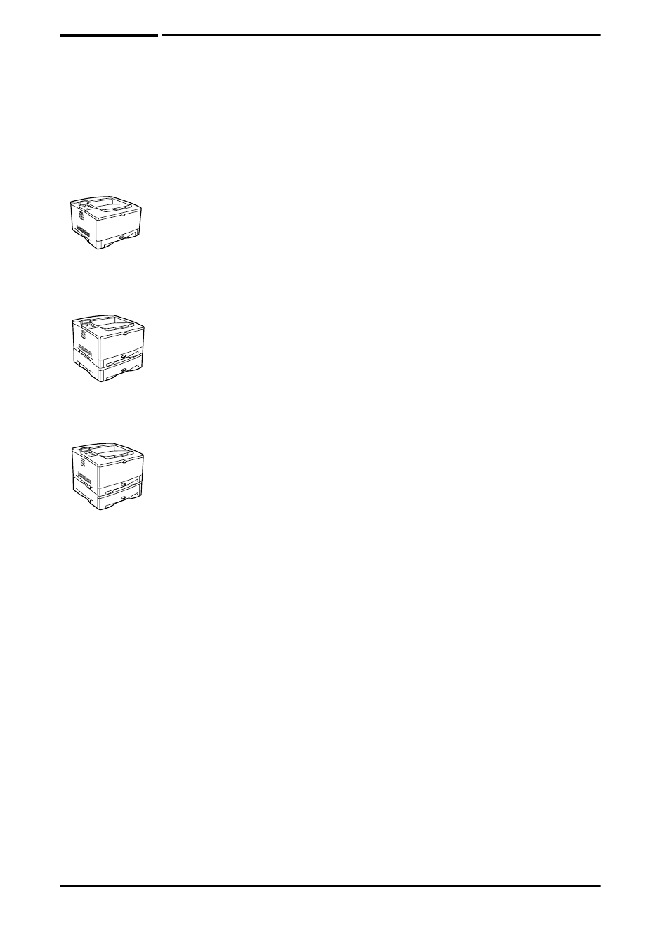 Printer information, Configurations | HP LaserJet 5000 Printer series User Manual | Page 16 / 204