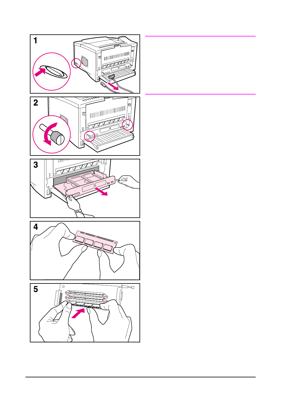 Installing memory | HP LaserJet 5000 Printer series User Manual | Page 168 / 204