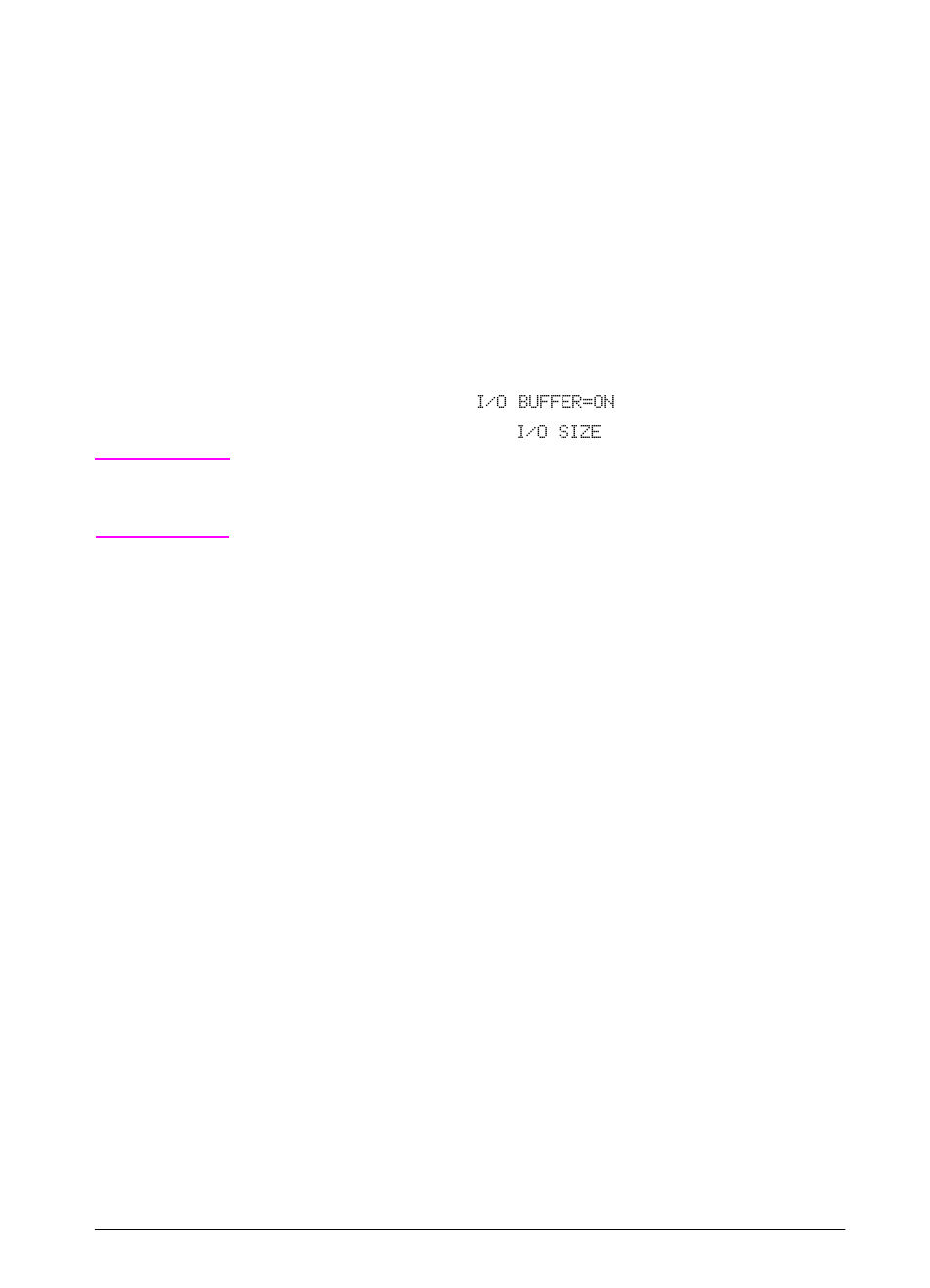 I/o buffering | HP LaserJet 5000 Printer series User Manual | Page 173 / 204