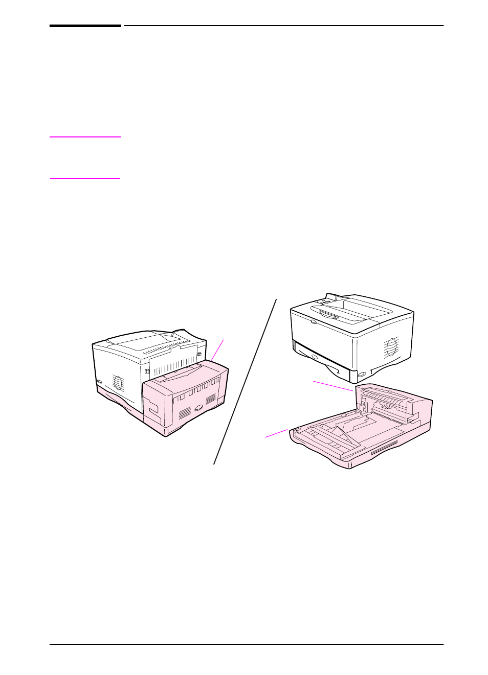 Printing both sides of paper (optionalduplexer), Printing both sides of paper (optional duplexer) | HP LaserJet 5000 Printer series User Manual | Page 47 / 204