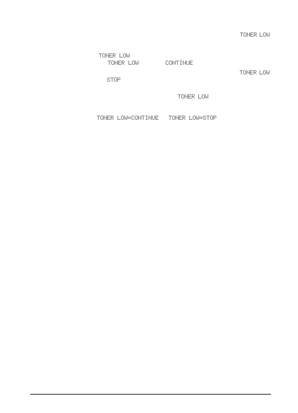 Continue printing when toner is low | HP LaserJet 5000 Printer series User Manual | Page 77 / 204