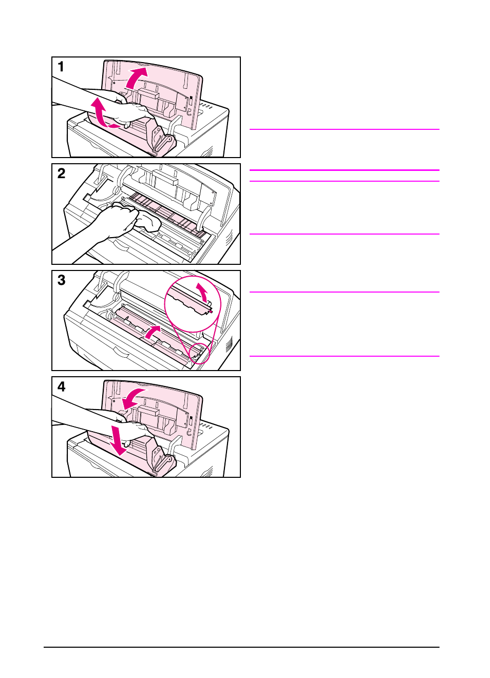 Cleaning the printer | HP LaserJet 5000 Printer series User Manual | Page 80 / 204