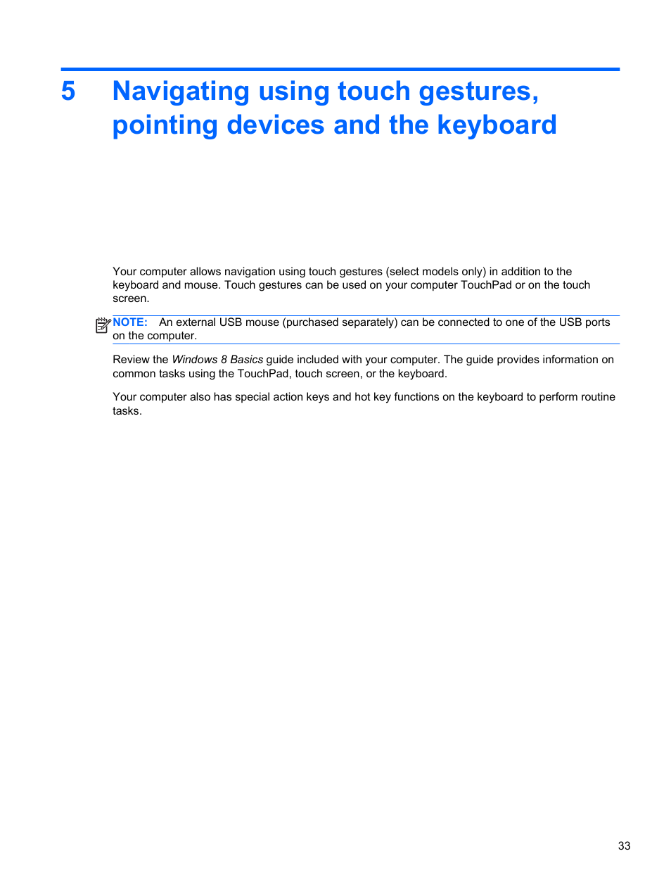 HP Spectre Ultrabook 14-3210nr User Manual | Page 43 / 96