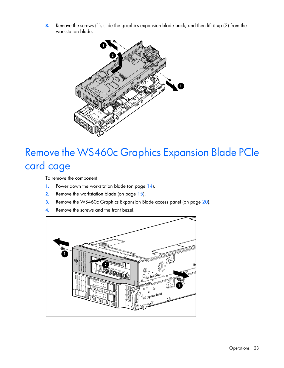 HP ProLiant WS460c Gen8 Graphics Server Blade User Manual | Page 23 / 98