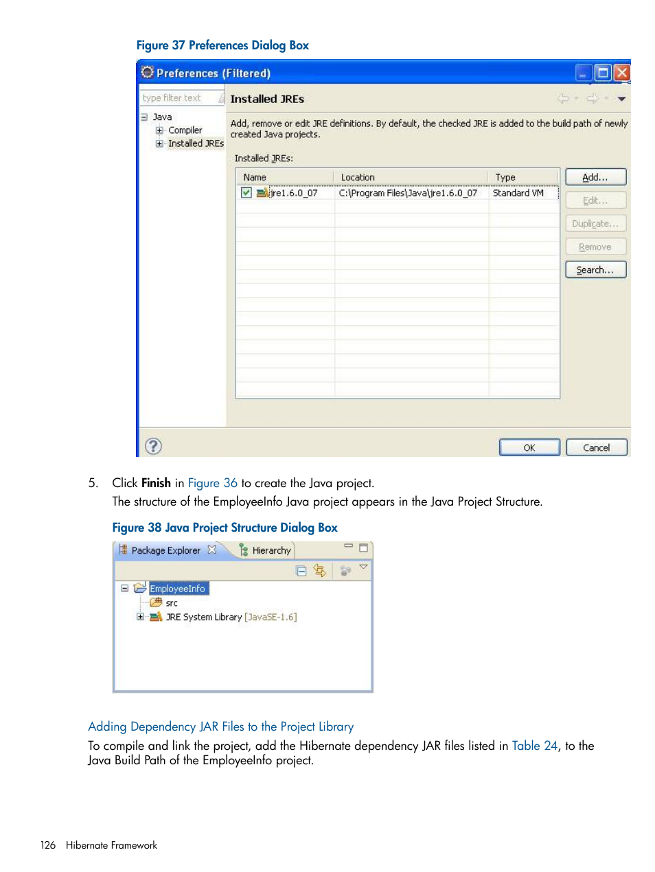 Adding dependency jar files to the project library | HP Integrity NonStop J-Series User Manual | Page 126 / 351