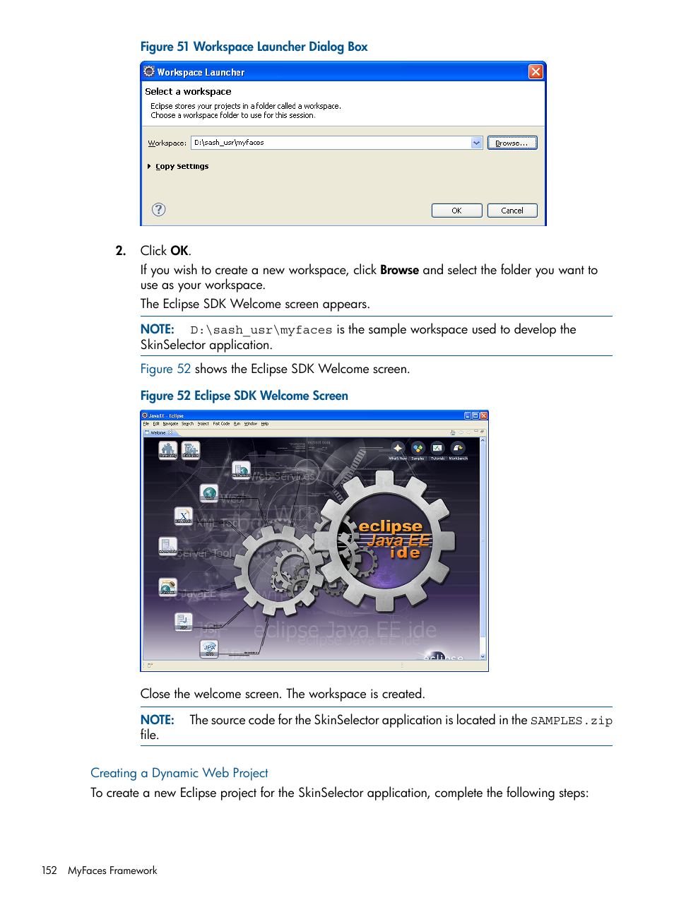 Creating a dynamic web project, Figure 51 | HP Integrity NonStop J-Series User Manual | Page 152 / 351