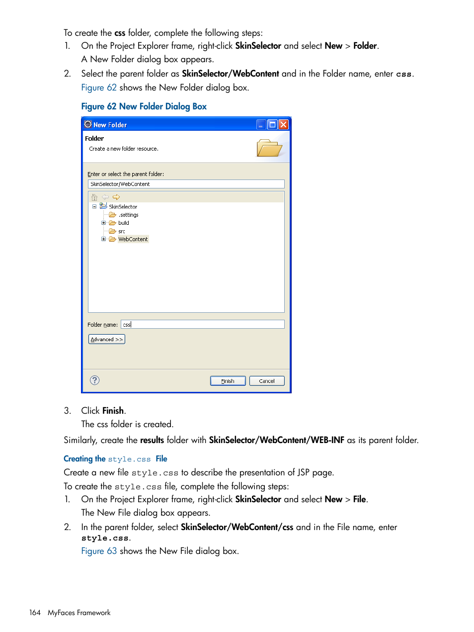 Creating the style.css file | HP Integrity NonStop J-Series User Manual | Page 164 / 351