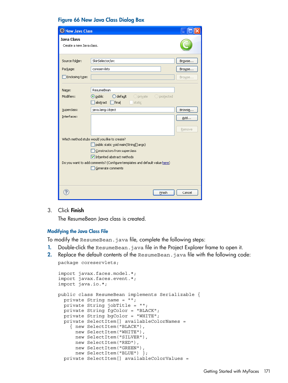 Modifying the java class file | HP Integrity NonStop J-Series User Manual | Page 171 / 351