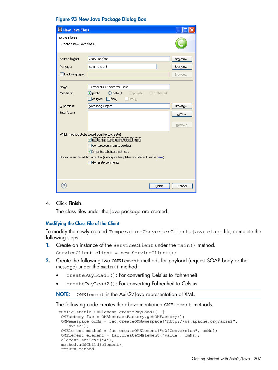 Modifying the class file of the client | HP Integrity NonStop J-Series User Manual | Page 207 / 351