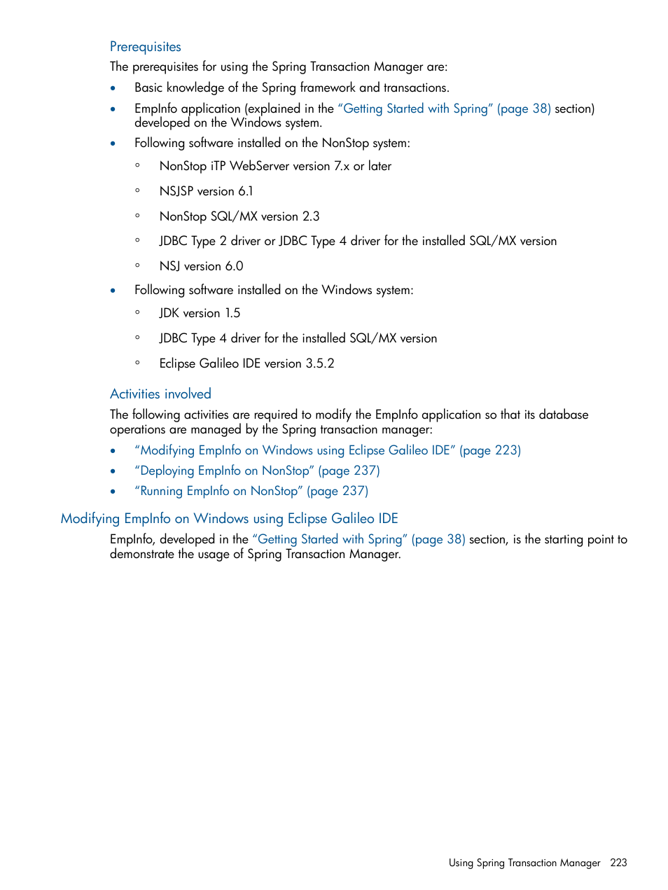 HP Integrity NonStop J-Series User Manual | Page 223 / 351