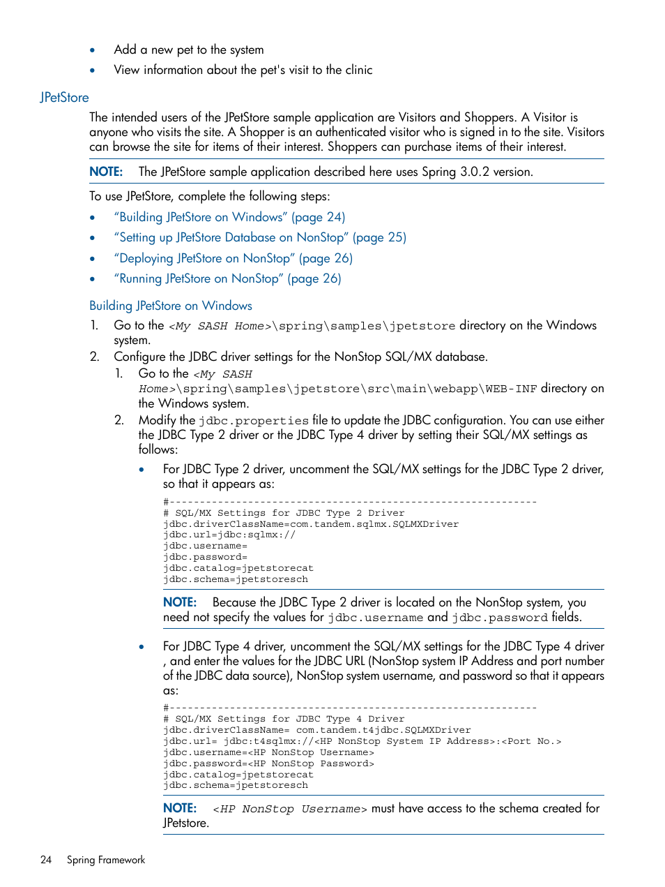 Jpetstore, Building jpetstore on windows | HP Integrity NonStop J-Series User Manual | Page 24 / 351