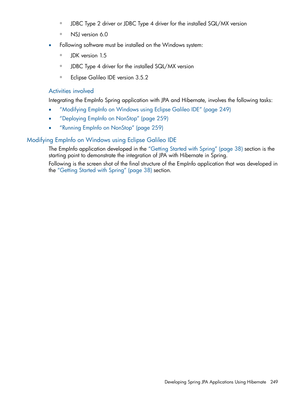 HP Integrity NonStop J-Series User Manual | Page 249 / 351