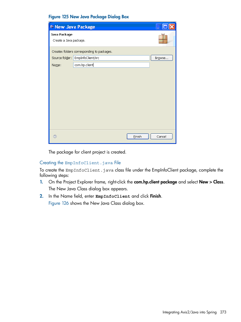 Creating the empinfoclient.java file | HP Integrity NonStop J-Series User Manual | Page 273 / 351