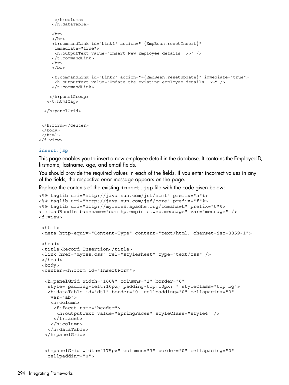 Insert.jsp | HP Integrity NonStop J-Series User Manual | Page 294 / 351