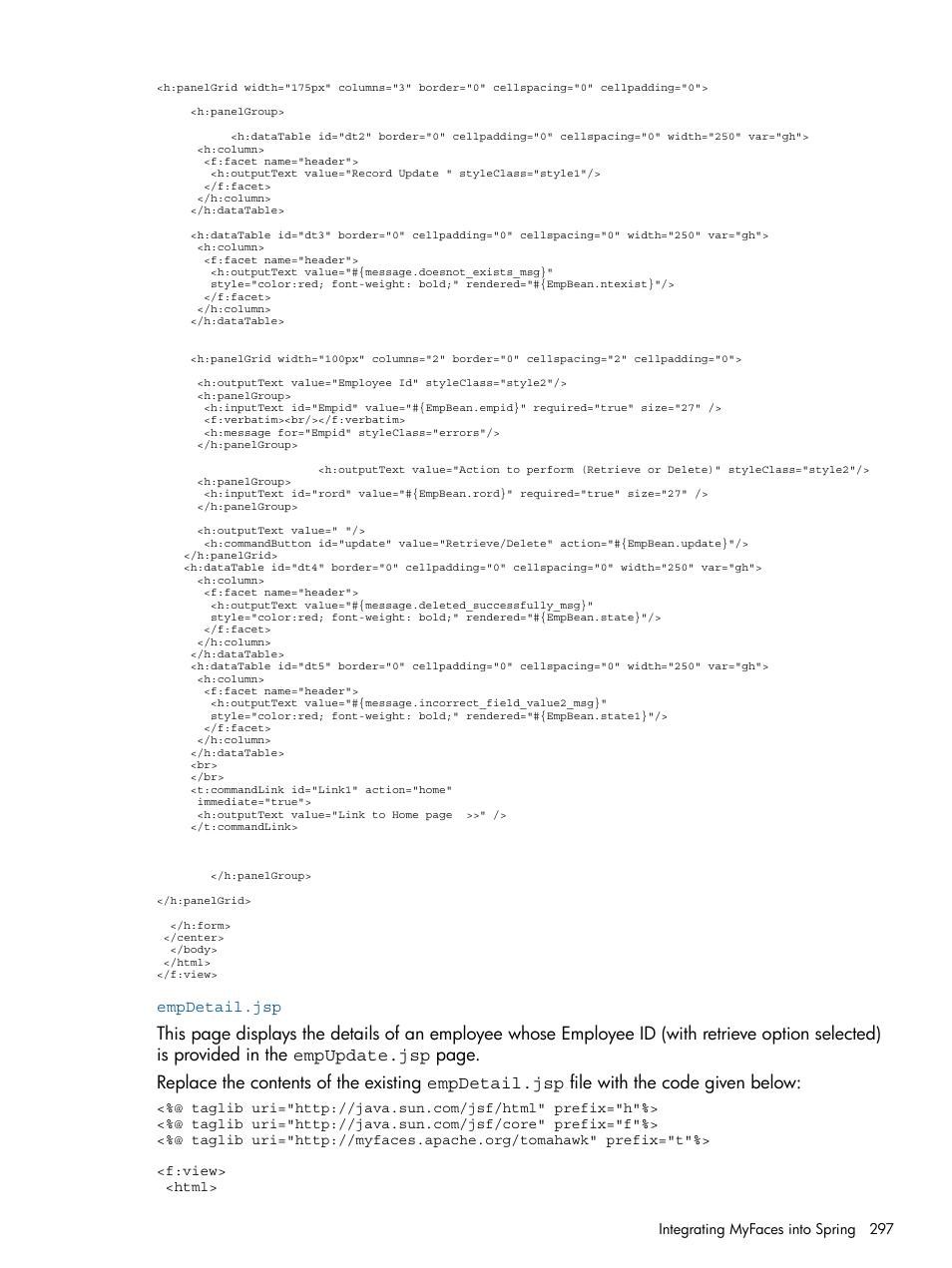 Empdetail.jsp | HP Integrity NonStop J-Series User Manual | Page 297 / 351