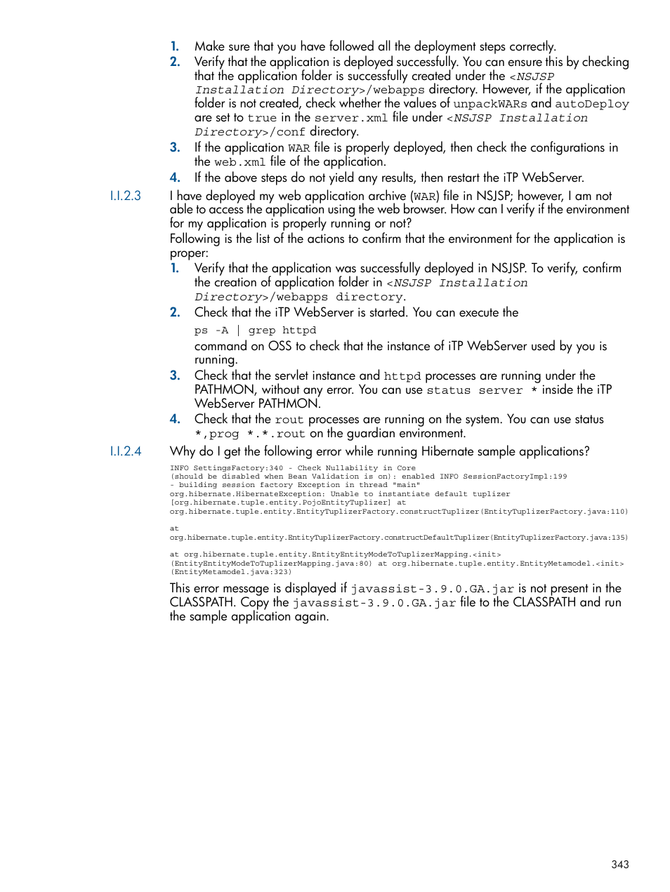 HP Integrity NonStop J-Series User Manual | Page 343 / 351