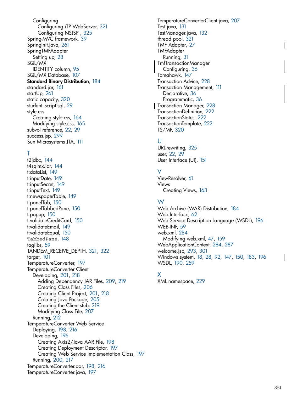 HP Integrity NonStop J-Series User Manual | Page 351 / 351