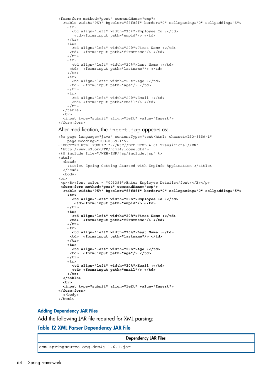 Adding dependency jar files | HP Integrity NonStop J-Series User Manual | Page 64 / 351