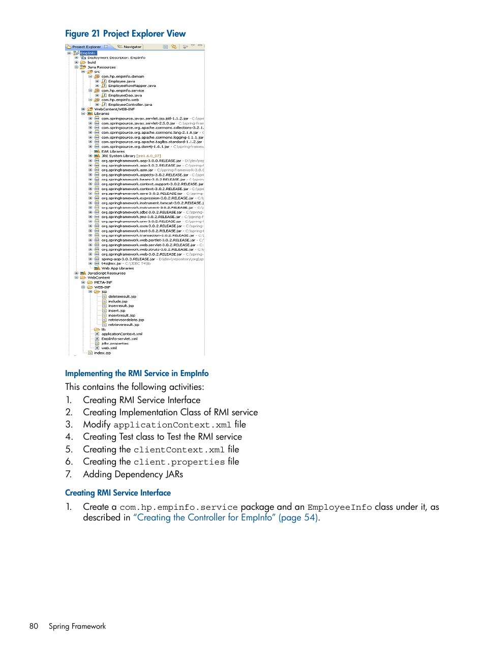 Implementing the rmi service in empinfo | HP Integrity NonStop J-Series User Manual | Page 80 / 351