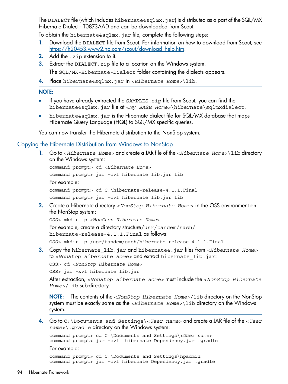 HP Integrity NonStop J-Series User Manual | Page 94 / 351