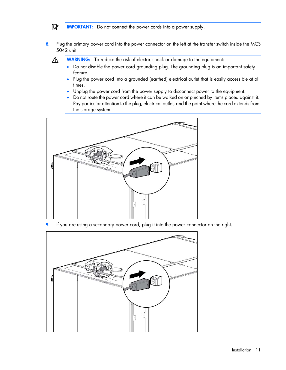 HP Modular Cooling System User Manual | Page 11 / 80