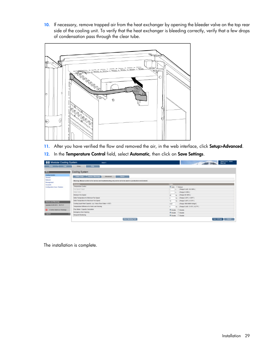 HP Modular Cooling System User Manual | Page 29 / 80