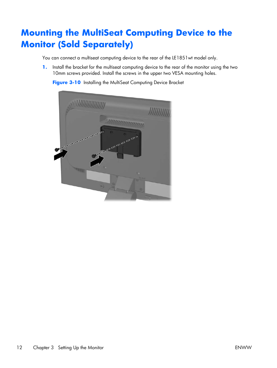 HP LE2001w 20-inch Widescreen LCD Monitor User Manual | Page 20 / 50