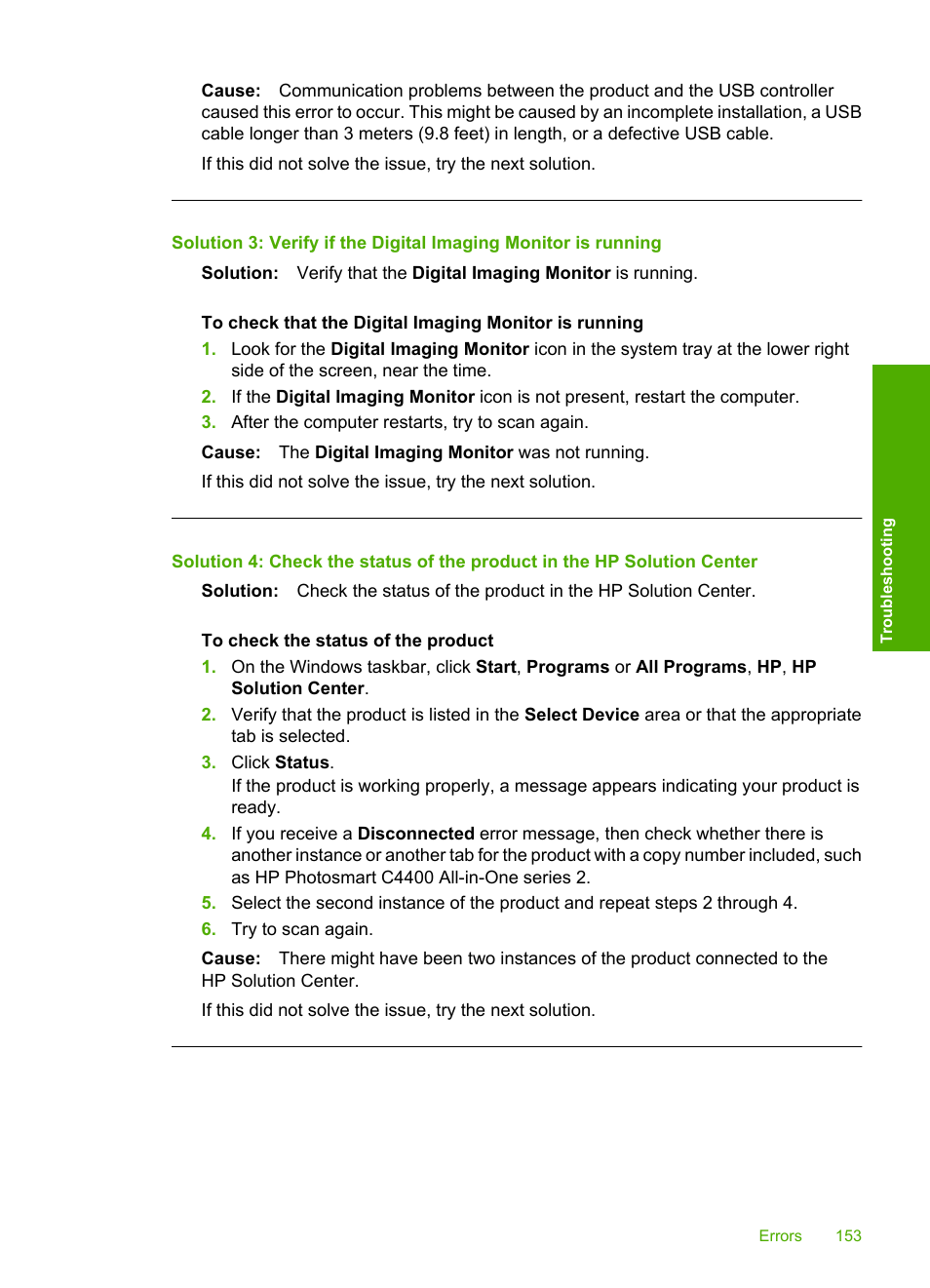 HP Photosmart C4435 All-in-One Printer User Manual | Page 156 / 243