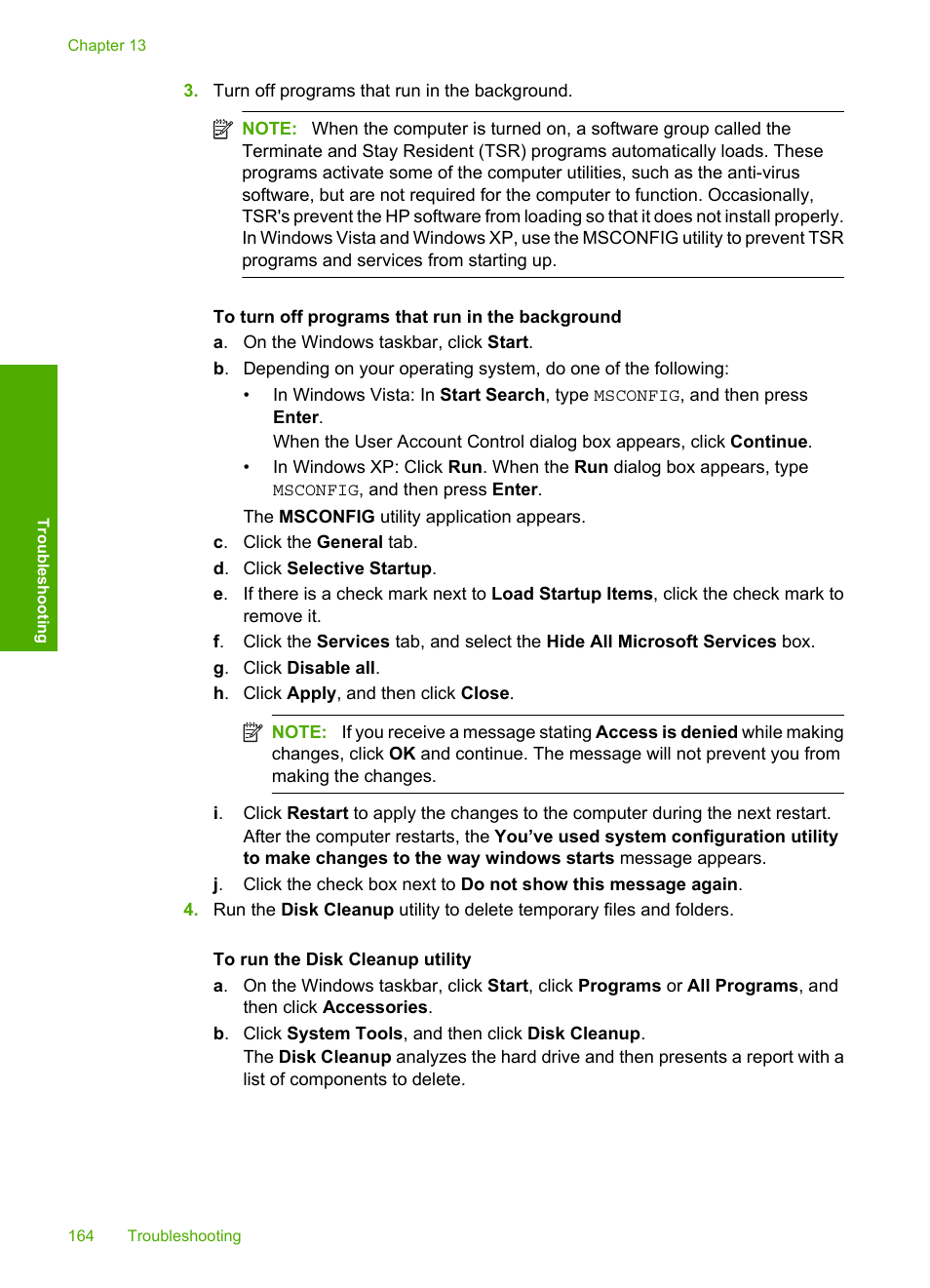 HP Photosmart C4435 All-in-One Printer User Manual | Page 167 / 243