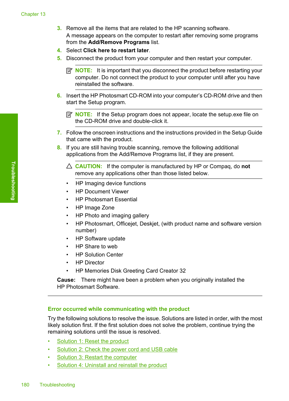 HP Photosmart C4435 All-in-One Printer User Manual | Page 183 / 243