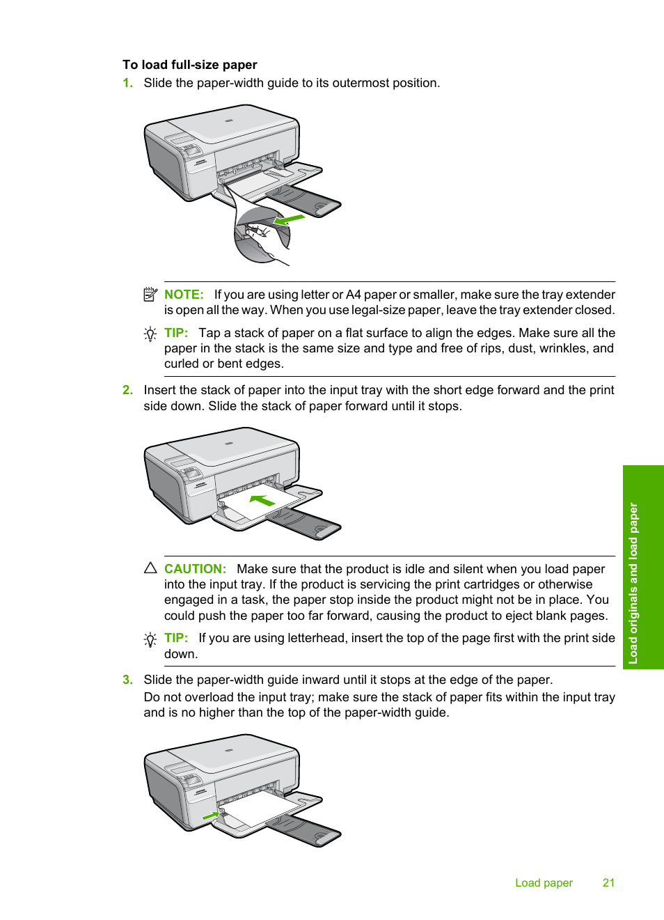 HP Photosmart C4435 All-in-One Printer User Manual | Page 24 / 243