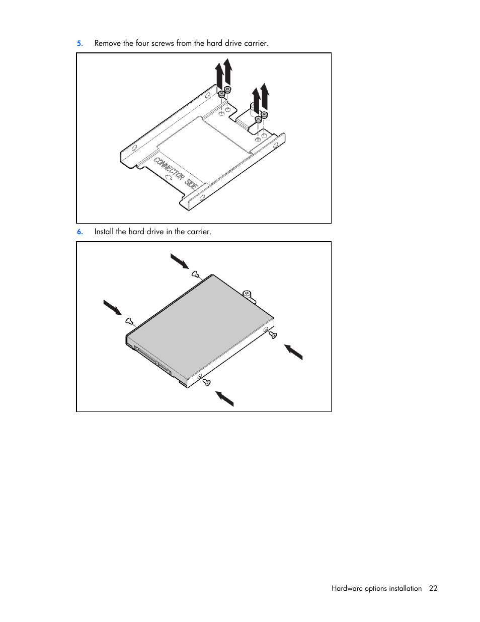 HP ProLiant BL2x220c G5 Server-Blade User Manual | Page 22 / 92