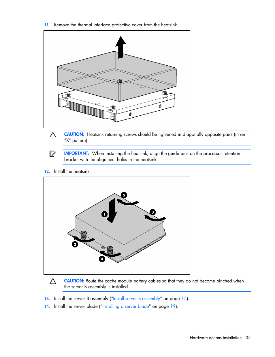 HP ProLiant BL2x220c G5 Server-Blade User Manual | Page 35 / 92