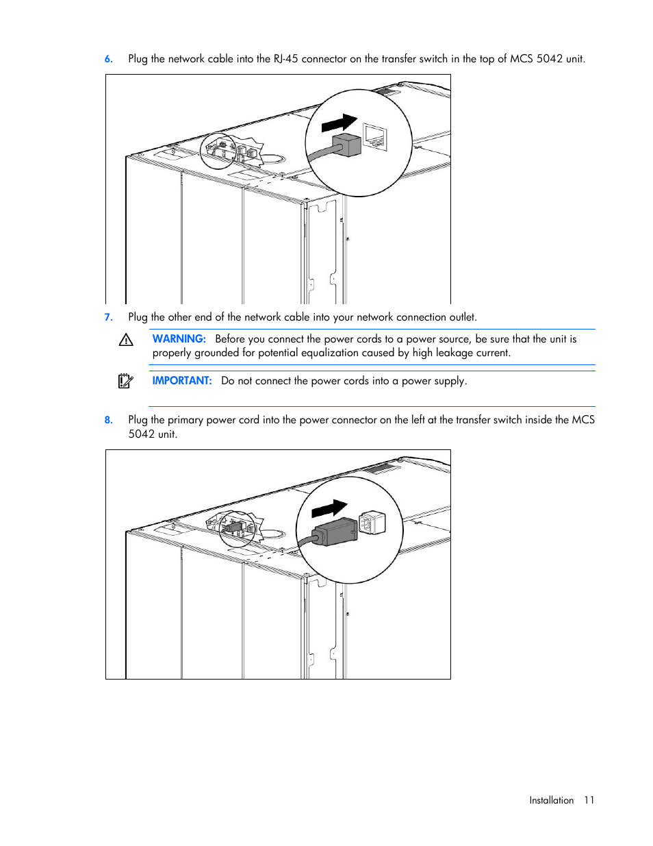 HP Modular Cooling System User Manual | Page 11 / 78