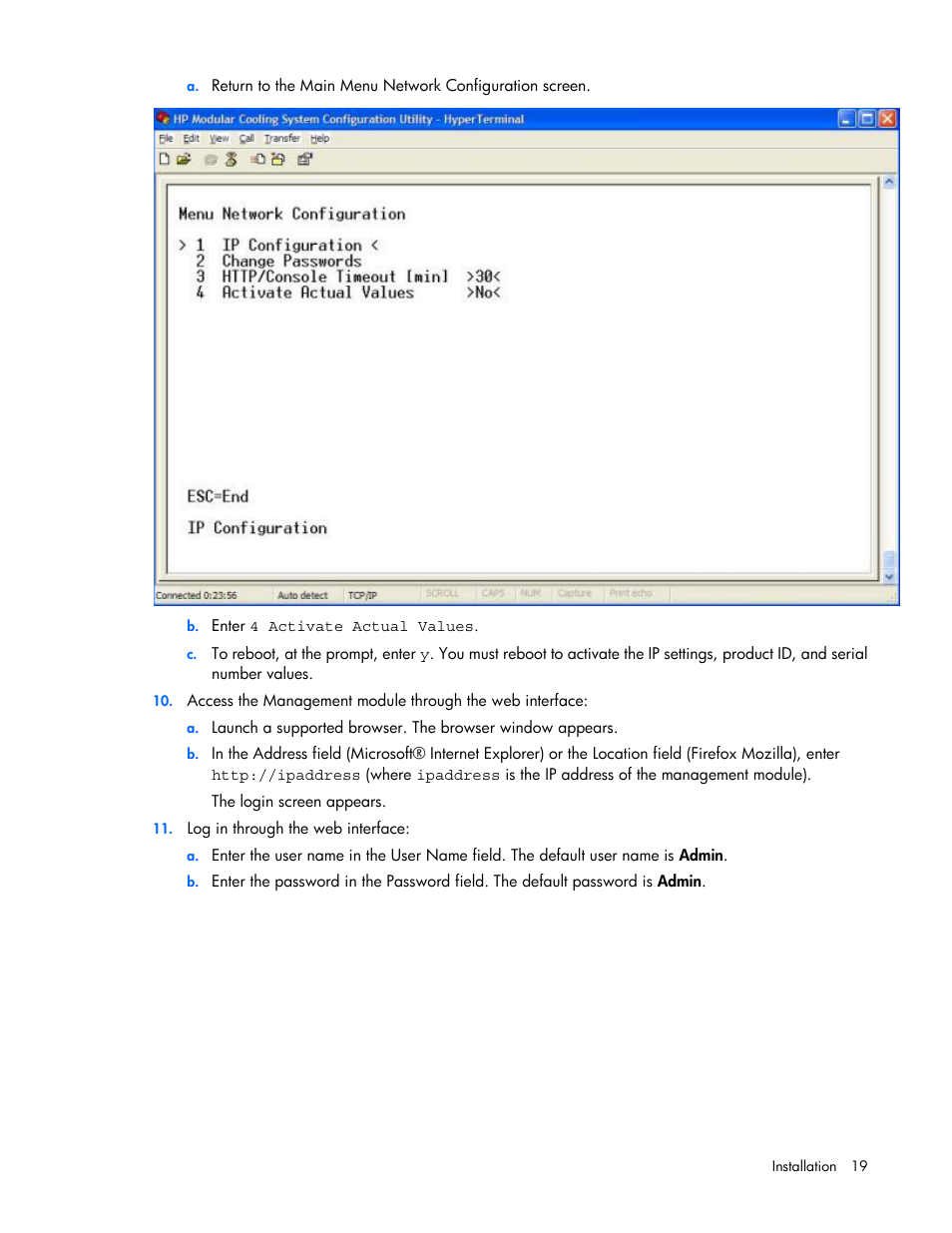 HP Modular Cooling System User Manual | Page 19 / 78
