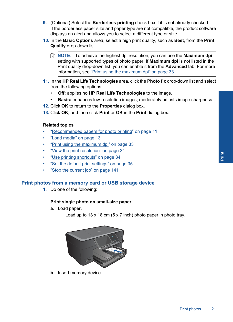 HP Photosmart Premium C309 User Manual | Page 24 / 163