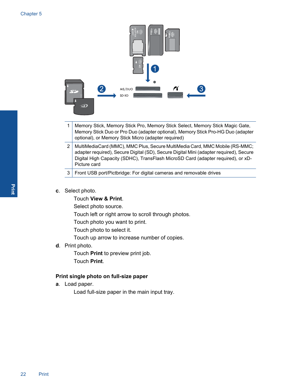 HP Photosmart Premium C309 User Manual | Page 25 / 163