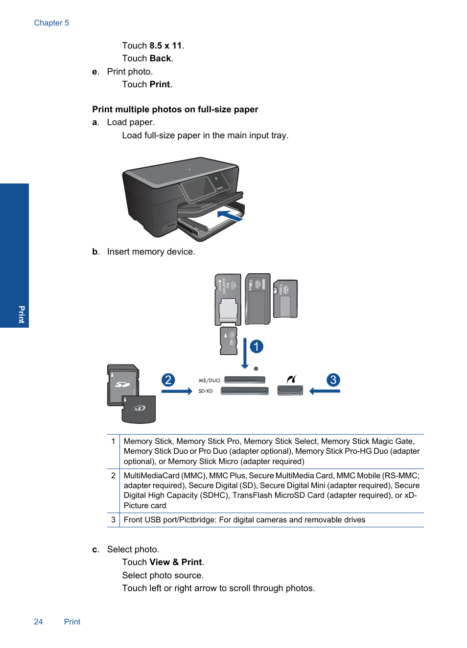 HP Photosmart Premium C309 User Manual | Page 27 / 163