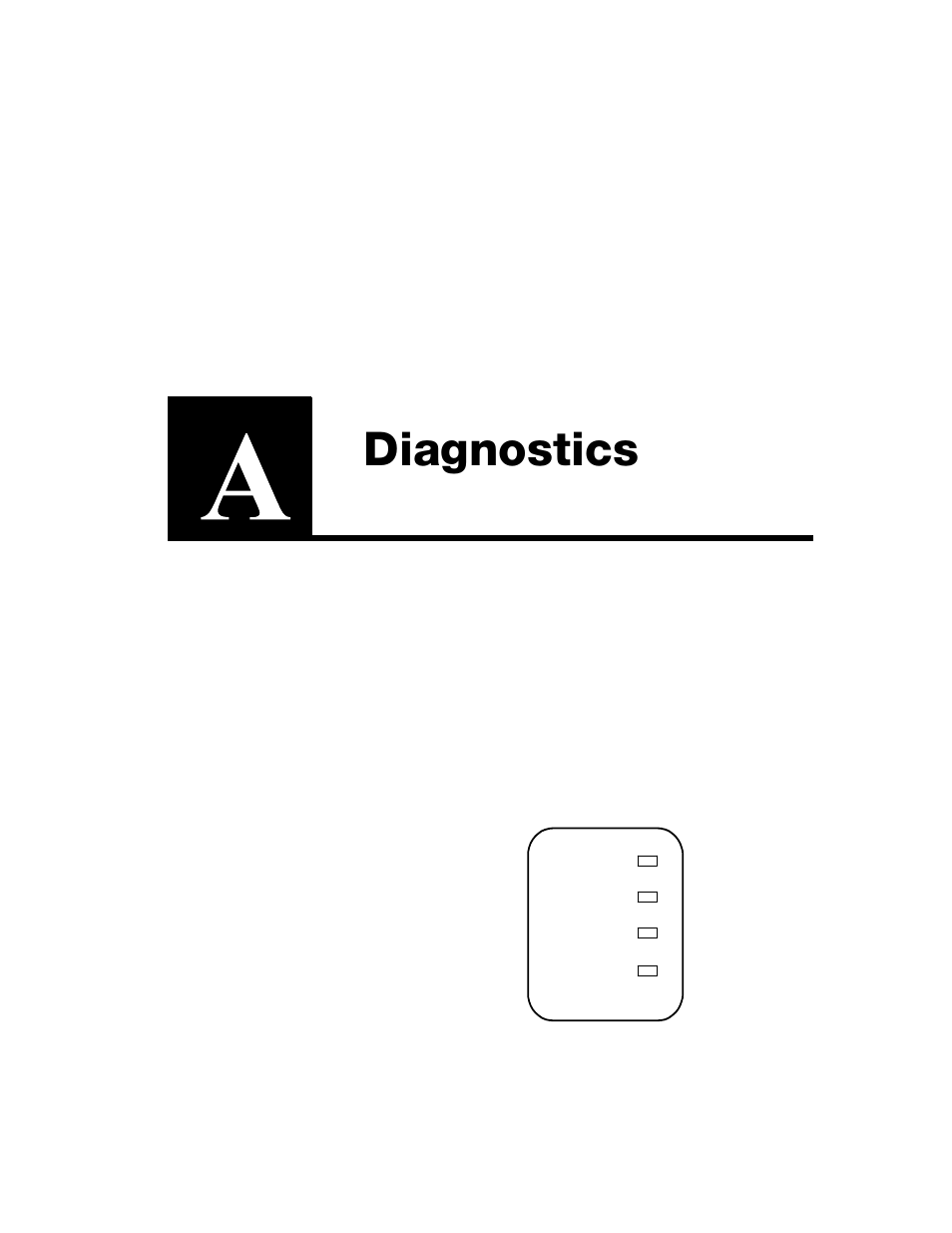 Diagnostics, Diagnostic leds, Appendix a: diagnostics | HP Multi-Site Traffic Director sa9200 User Manual | Page 171 / 208