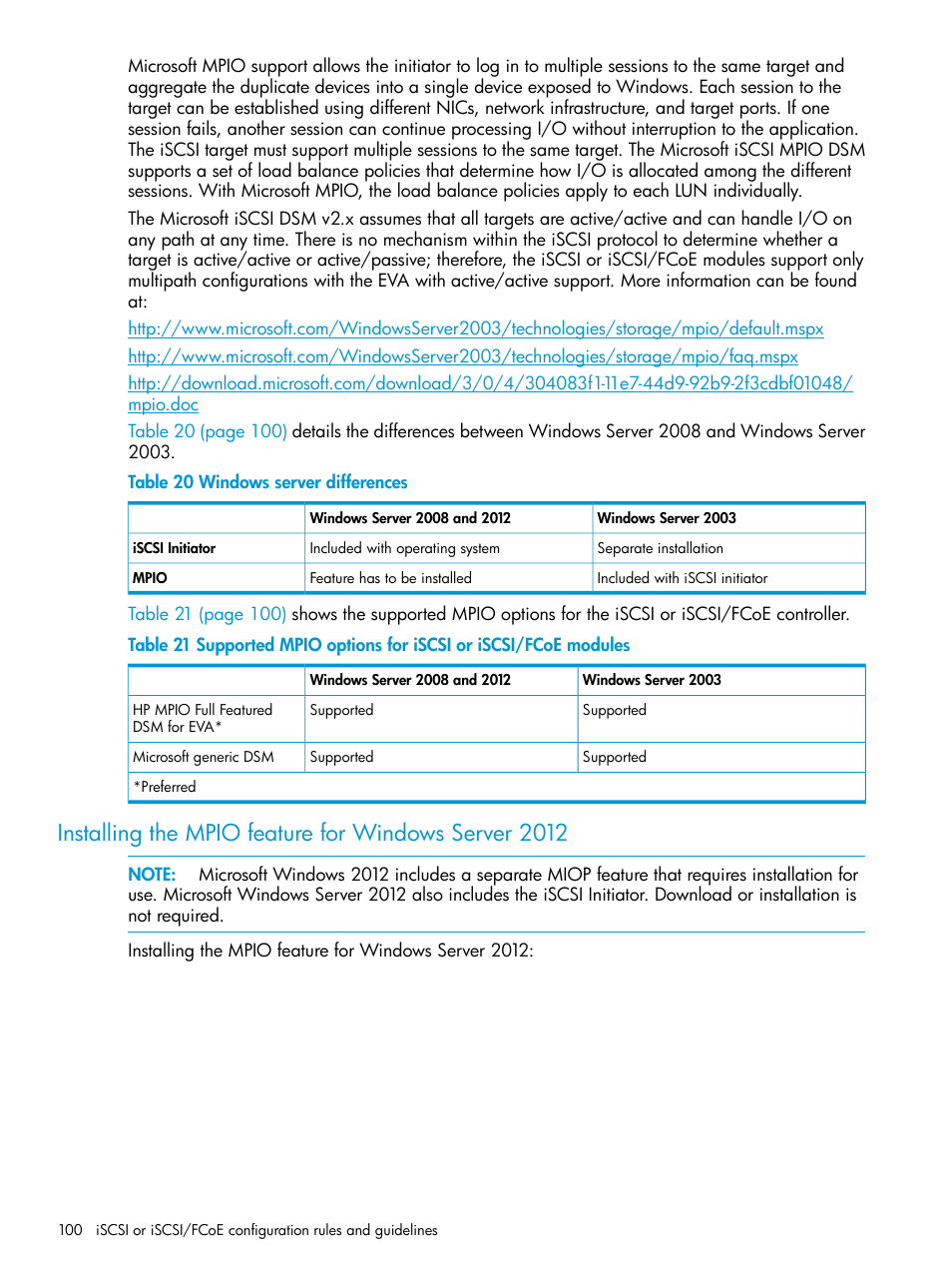 HP EVA P6000 Storage User Manual | Page 100 / 316