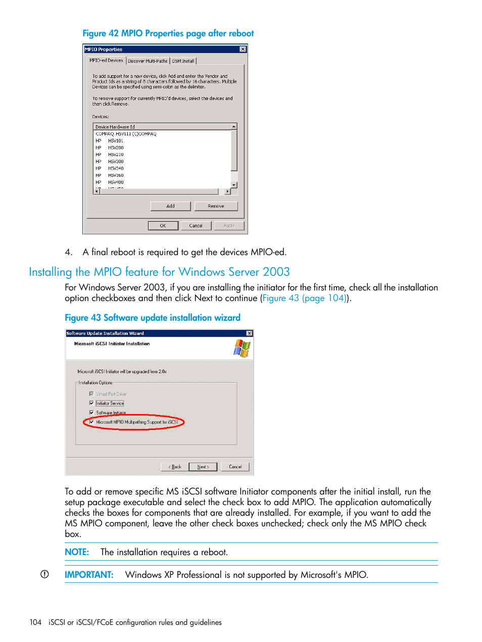 HP EVA P6000 Storage User Manual | Page 104 / 316