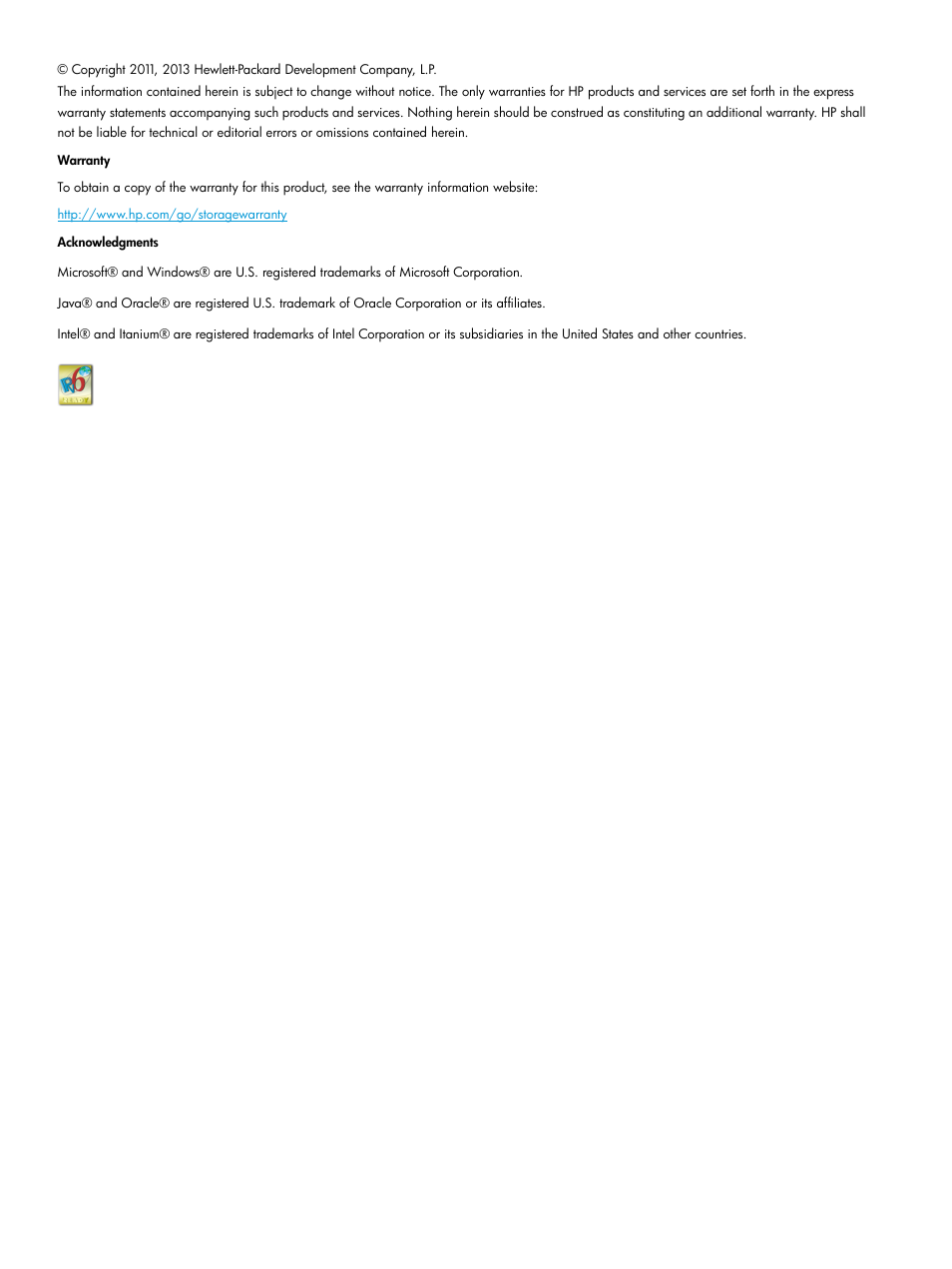 HP EVA P6000 Storage User Manual | Page 2 / 316