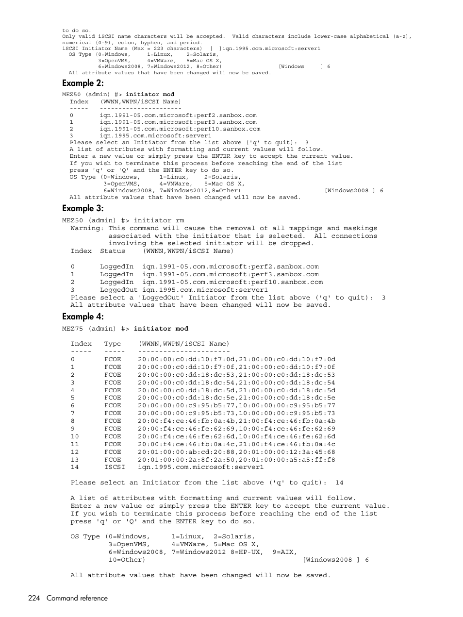 HP EVA P6000 Storage User Manual | Page 224 / 316