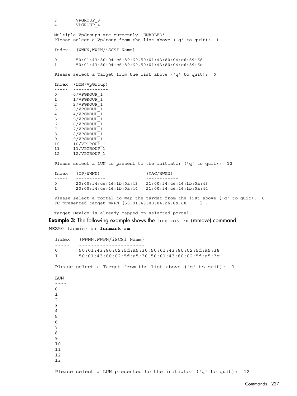 HP EVA P6000 Storage User Manual | Page 227 / 316