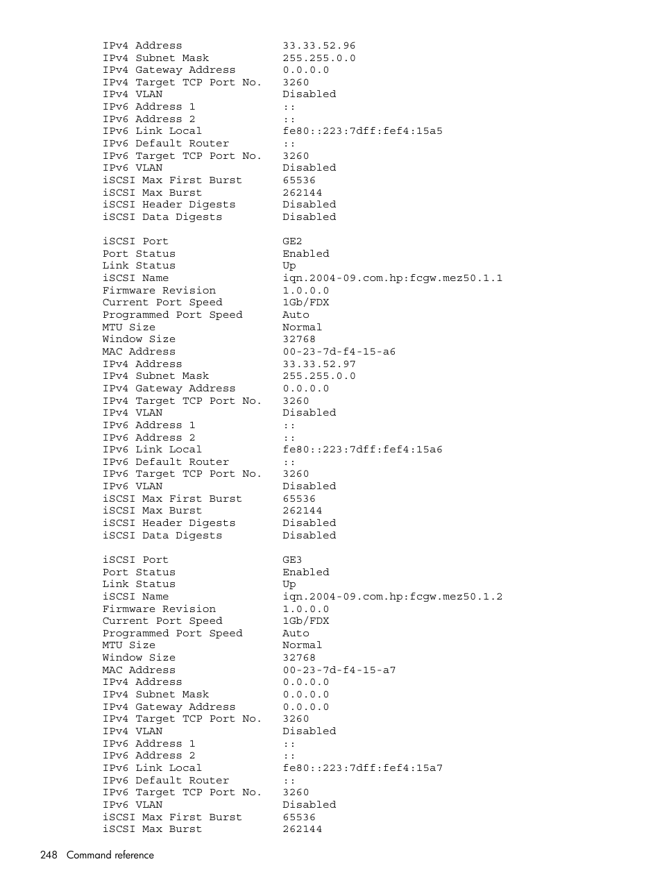 HP EVA P6000 Storage User Manual | Page 248 / 316