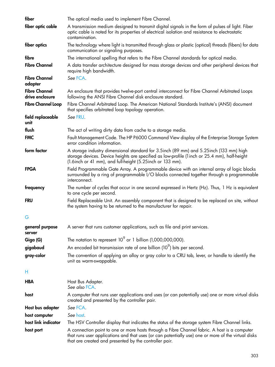 HP EVA P6000 Storage User Manual | Page 303 / 316
